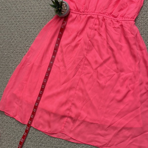 5th & love almost neon pink flowy dress XS - Picture 7 of 11